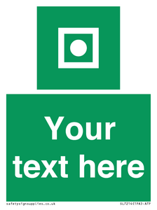 Custom sign safe condition Shipboard general alarm